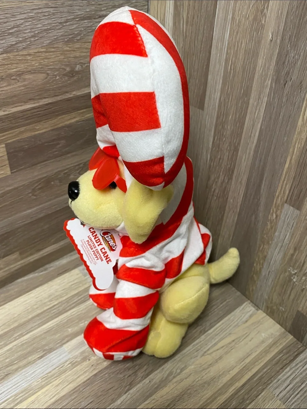 Raising Canes plush dog cosplay Christmas raising Canes chicken fingers mascot